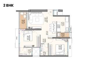 Rishabraj Yogi Nagar 2 BHK and 3 BHK Floor Plan